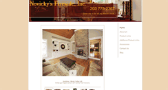 Desktop Screenshot of novickysfireside.net